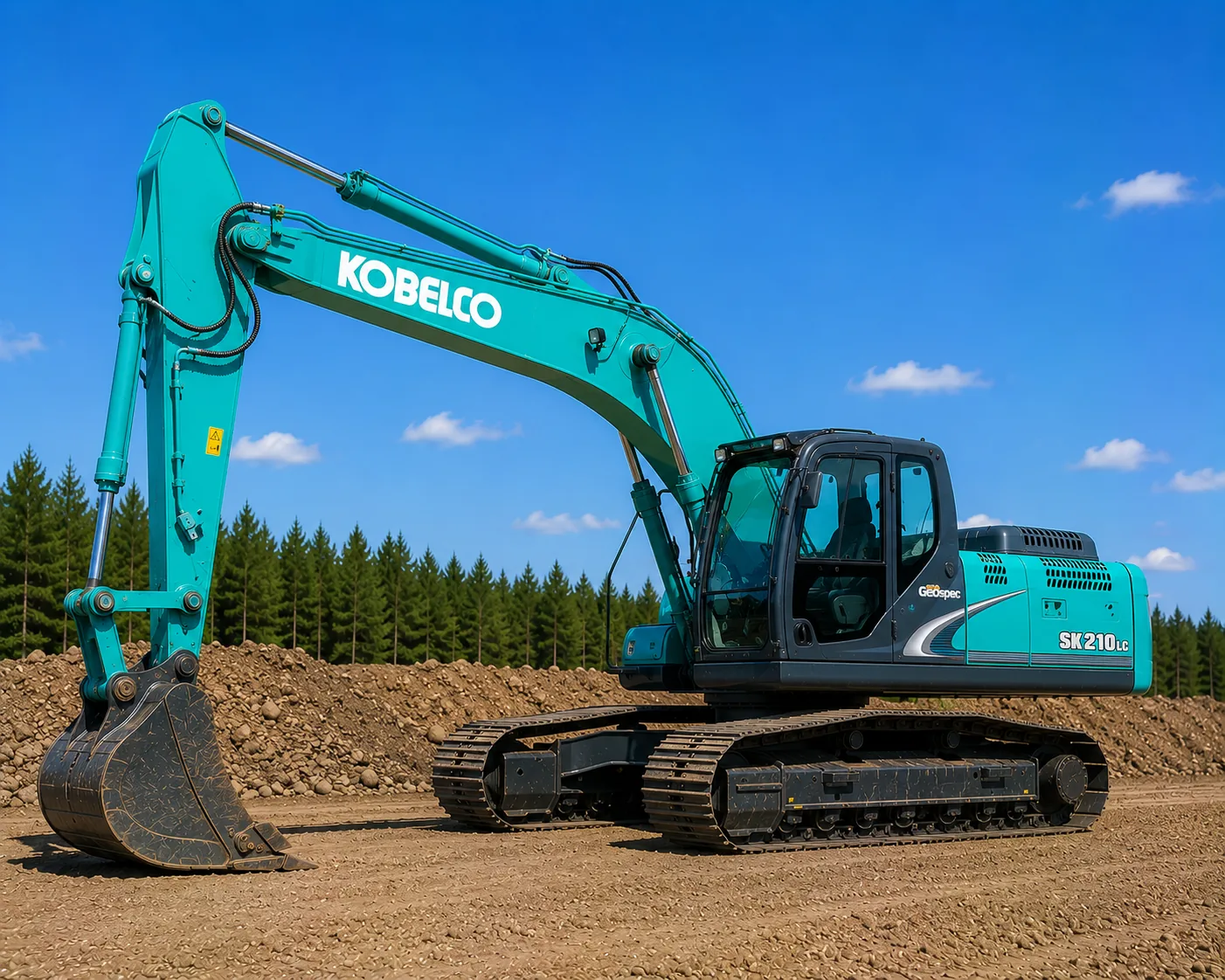 Гусеничный экскаватор Kobelco SK210LC в аренду